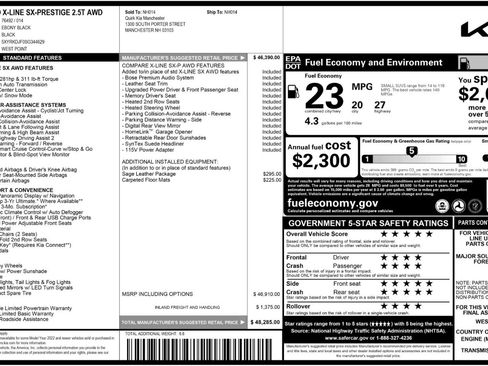 Used 2025 Kia Sorento SX Prestige w/ Sage Leather Package image 59