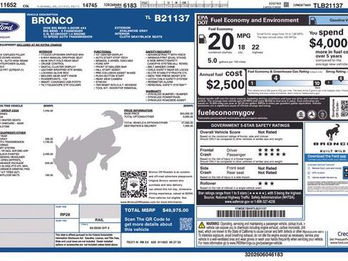 New 2026 Ford Bronco Big Bend AWD/4WD image 25