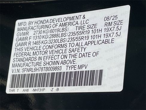 New 2026 Honda Odyssey Sport-L image 28