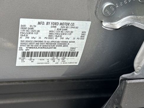 Used 2024 Ford Explorer Timberline w/ Timberline Technology Package AWD/4WD image 29