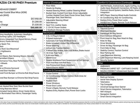 Used 2025 MAZDA CX-90 Plug-In Hybrid w/ Premium Plus image 7