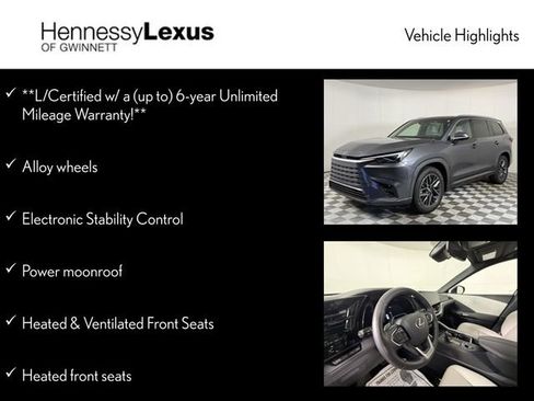 Used 2025 Lexus TX 350 AWD w/ Technology Package image 12