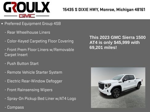 Used 2023 GMC Sierra 1500 AT4 w/ AT4 Premium Package image 15