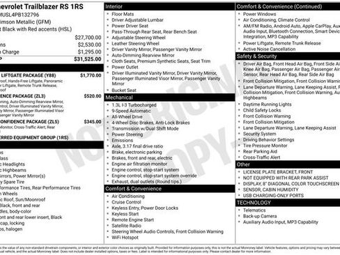 Used 2023 Chevrolet TrailBlazer RS w/ Sun and Liftgate Package image 4