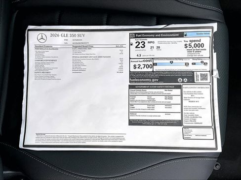 New 2026 Mercedes-Benz GLE 350 GLE 350 image 22