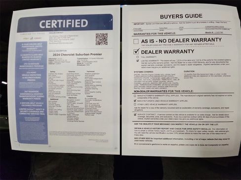 Certified 2024 Chevrolet Suburban Premier w/ Premium Package image 38