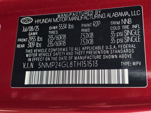 Certified 2026 Hyundai Santa Fe SEL FWD image 31