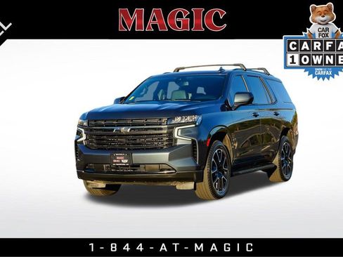 Used 2021 Chevrolet Tahoe RST w/ Rear Media and Nav Package image 1