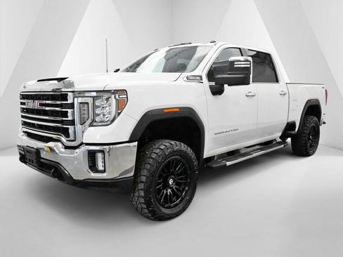 Used 2021 GMC Sierra 2500 SLT w/ SLT Premium Package AWD/4WD image 3