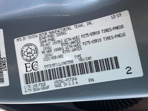 Used 2020 Toyota Tundra SR5 AWD/4WD image 15