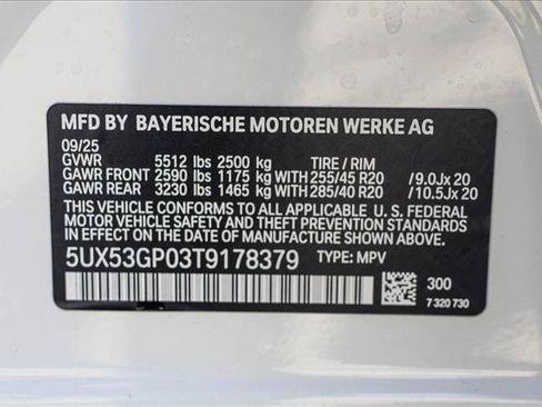 Used 2026 BMW X3 xDrive30i w/ Convenience Package AWD/4WD image 27