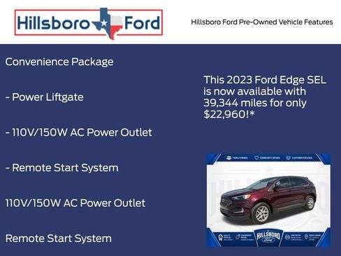 Used 2023 Ford Edge SEL w/ Convenience Package AWD/4WD image 6