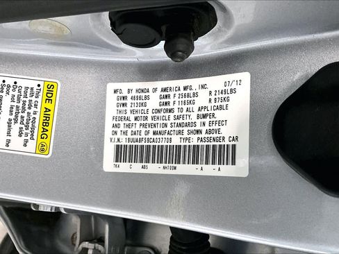 Used 2012 Acura TL w/ Technology Package FWD image 18