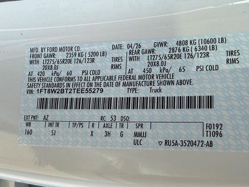 New 2026 Ford F250 Lariat w/ Lariat Ultimate Package AWD/4WD image 22