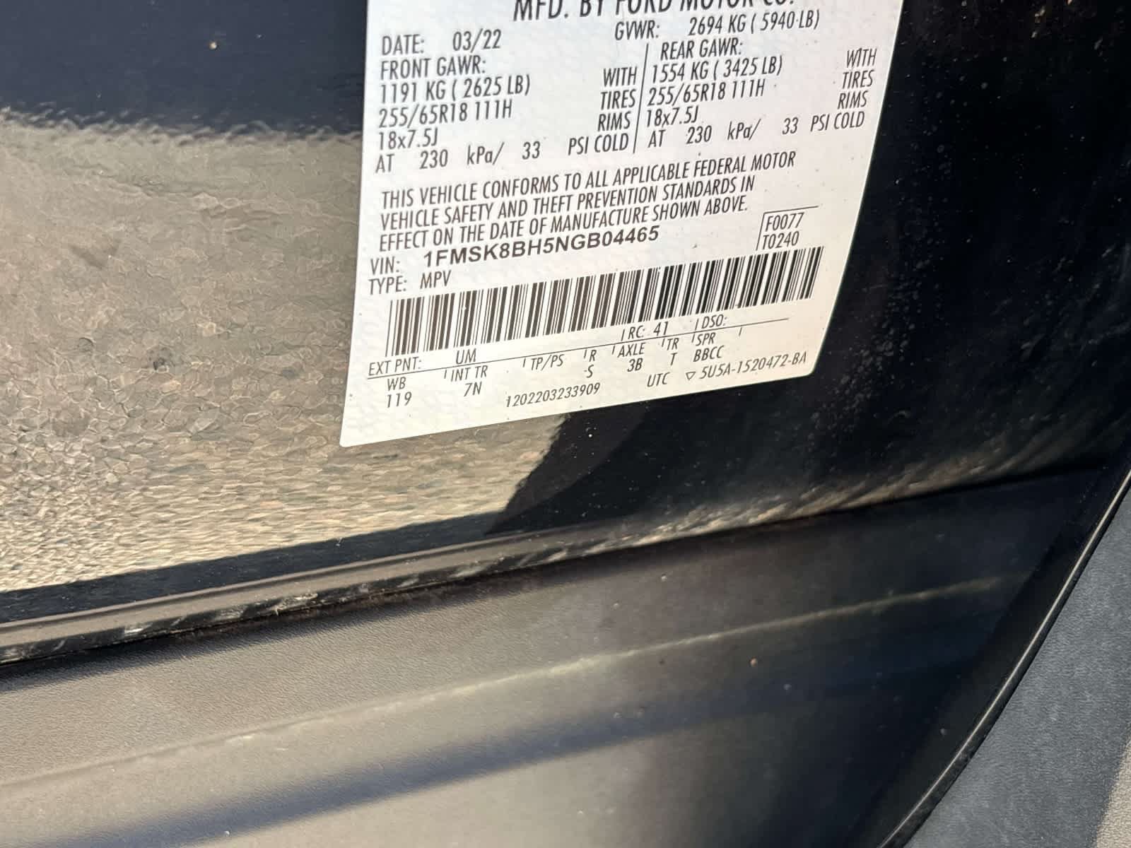 Used 2022 Ford Explorer 4WD image 31