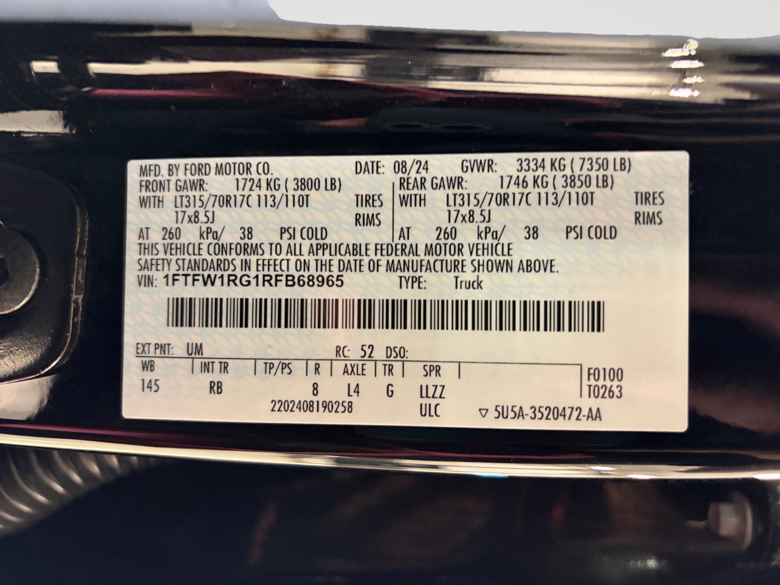 Used 2024 Ford F150 Raptor AWD/4WD image 25