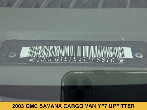 Used 2003 GMC Savana 1500 w/ Preferred Equipment Group 3 RWD image 13