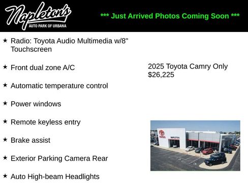 Used 2025 Toyota Camry LE image 1
