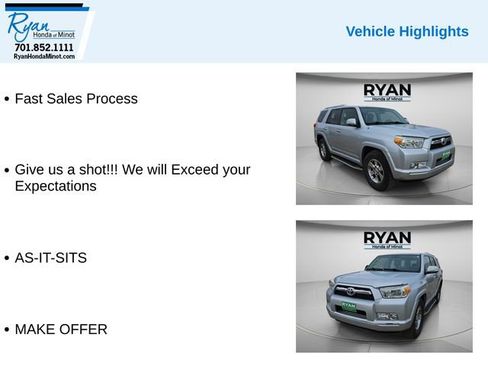 Used 2011 Toyota 4Runner SR5 w/ Premium Pkg w/Leather image 2