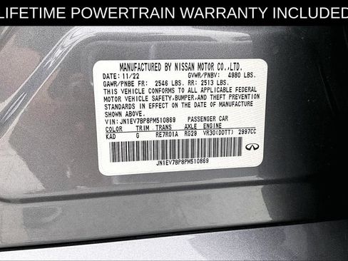 Used 2023 INFINITI Q50 Luxe w/ Cargo Package RWD image 43