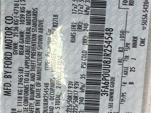 Used 2018 Ford Fusion S image 34