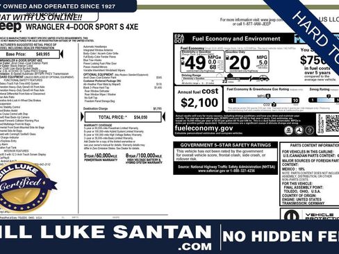 Used 2024 Jeep Wrangler Unlimited image 1