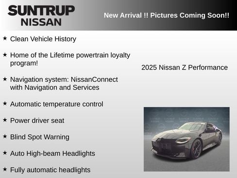 Used 2025 Nissan Z Performance w/ Floor Mat Package RWD image 6