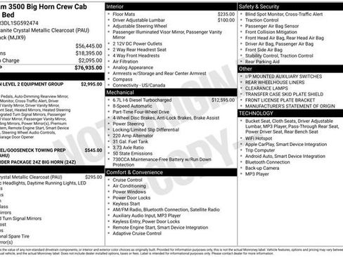 New 2025 RAM 3500 Big Horn AWD/4WD image 22