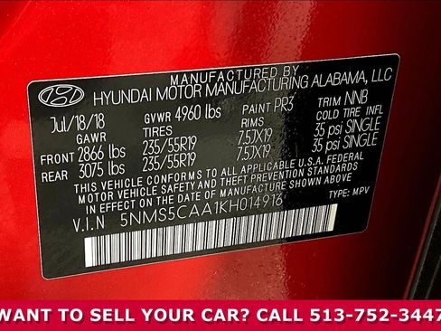 Used 2019 Hyundai Santa Fe AWD image 17