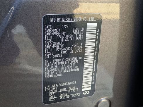 Used 2024 INFINITI QX80 Luxe AWD/4WD image 32