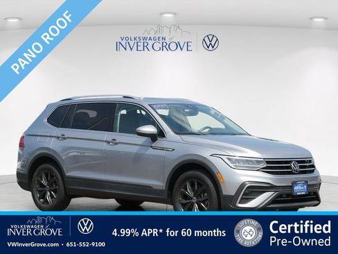 Certified 2023 Volkswagen Tiguan SE w/ Panoramic Sunroof Package AWD/4WD image 1