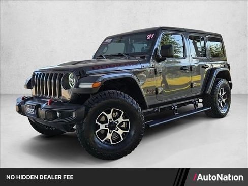 Used 2021 Jeep Wrangler Unlimited Rubicon AWD/4WD image 1
