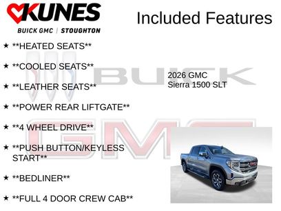 New 2026 GMC Sierra 1500 SLT w/ SLT Premium Plus Package