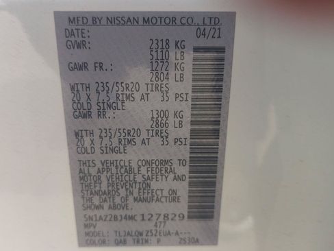 Used 2021 Nissan Murano SV w/ SV Special Edition Package FWD image 13