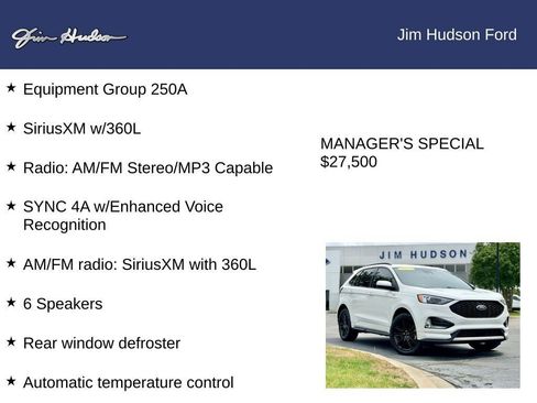 Certified 2023 Ford Edge ST-Line AWD/4WD image 12
