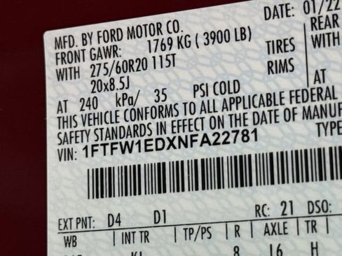 Used 2022 Ford F150 King Ranch w/ Equipment Group 601A High image 34