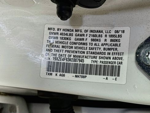 Used 2019 Honda Insight Touring image 28