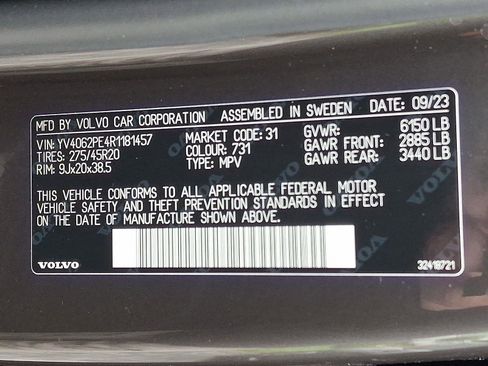 Certified 2024 Volvo XC90 B6 Plus w/ Protection Package AWD/4WD image 27