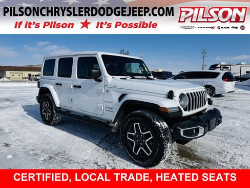 Used 2024 Jeep Wrangler Sahara w/ Safety Group image 1
