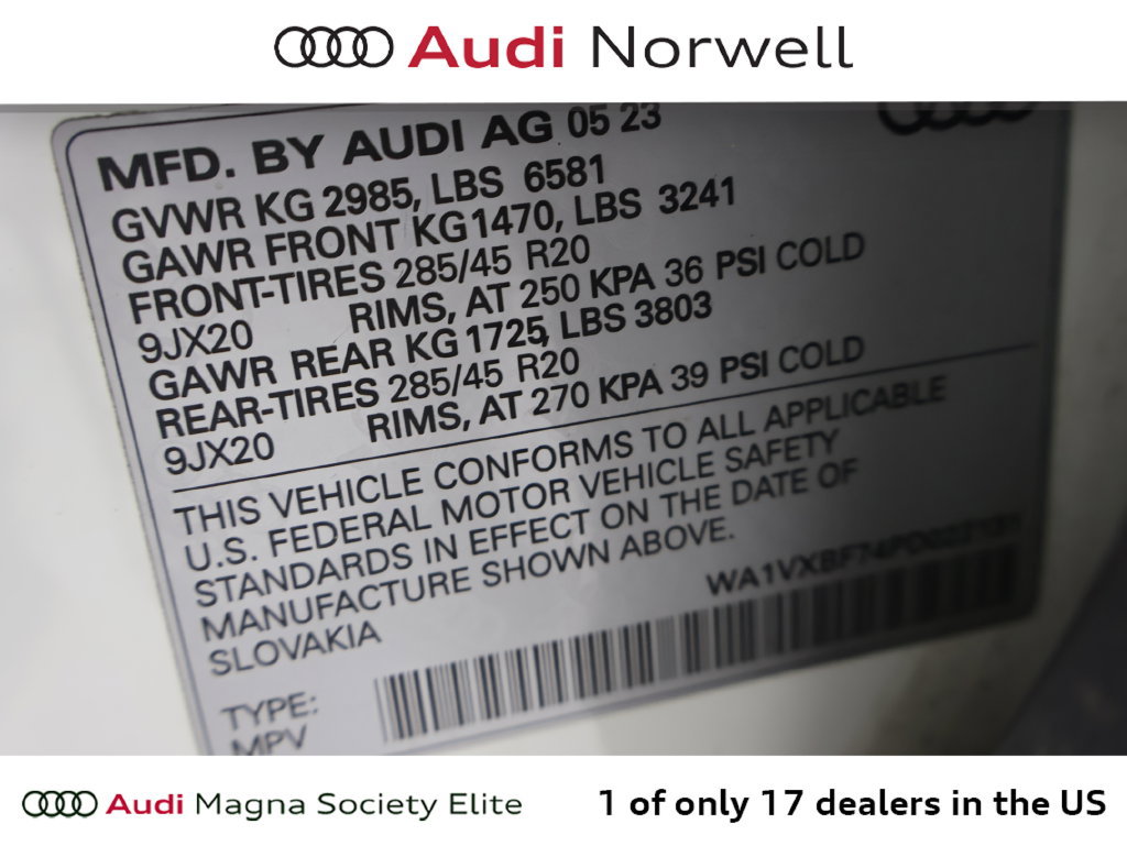 Used 2023 Audi Q7 3.0T Prestige AWD/4WD image 3