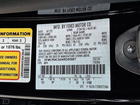 Certified 2022 Ford Bronco Sport Outer Banks w/ Tech Package image 27