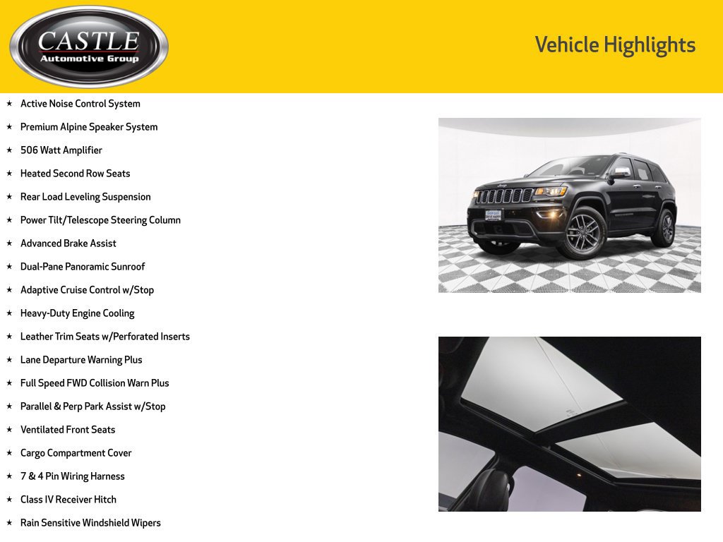 Used 2020 Jeep Grand Cherokee Limited w/ Luxury Group II AWD/4WD image 7