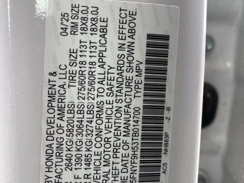 Certified 2026 Honda Passport TrailSport image 10