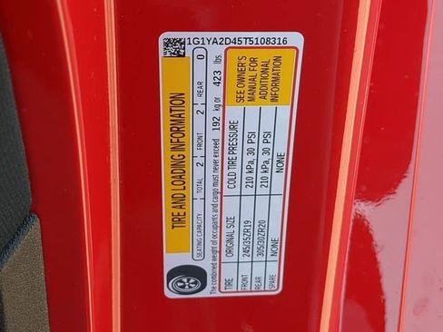 New 2026 Chevrolet Corvette Stingray Coupe w/ Z51 Performance Package image 44