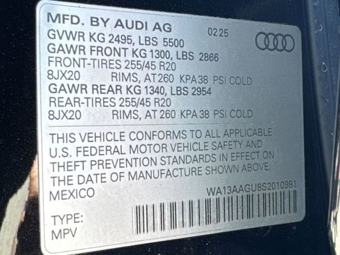 New 2025 Audi Q5 Prestige image 19