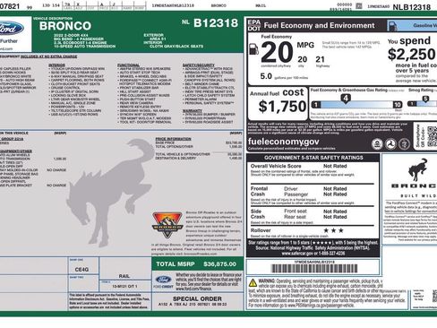 Used 2022 Ford Bronco Big Bend AWD/4WD image 9