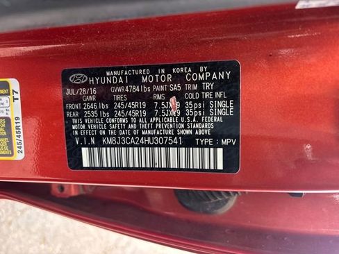 Used 2017 Hyundai Tucson Limited w/ Limited Ultimate Package 03 image 31