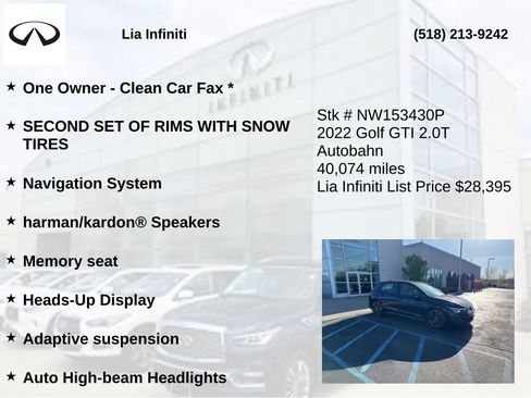 Used 2022 Volkswagen GTI Autobahn FWD image 10