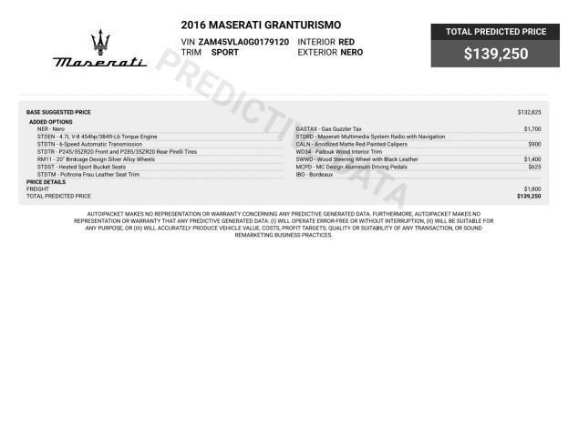 Used 2016 Maserati GranTurismo Sport RWD image 7