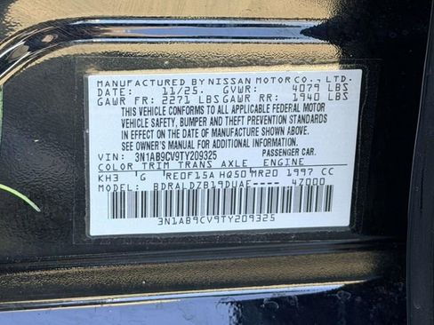 New 2026 Nissan Sentra SV w/ SV Convenience Package image 24